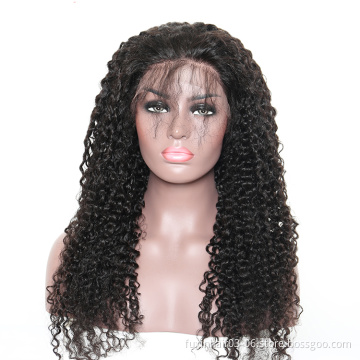 Queena hot sale 360 lace frontal wigs for black women, 100% hair human wig kinky curly